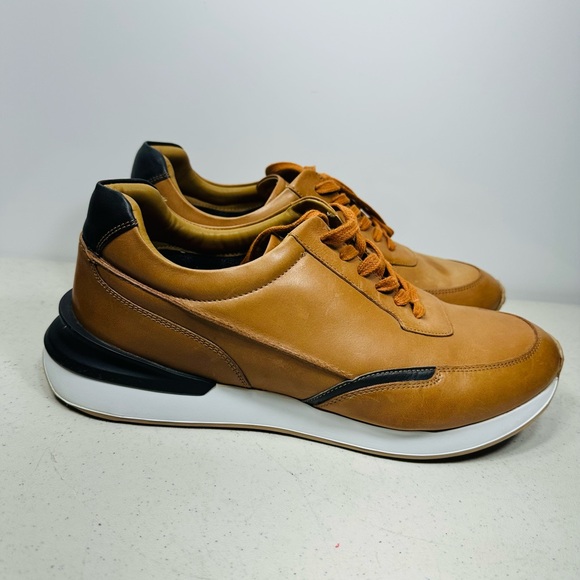 Thomas & Vine Mens Lowe Casual Lace-up Leather Sneaker size 10,5 - Picture 3 of 6